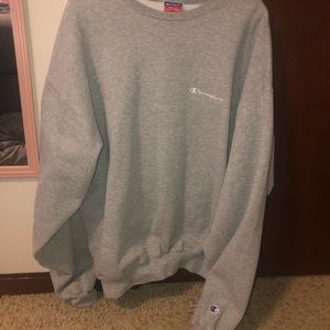Light grey champion crewneck